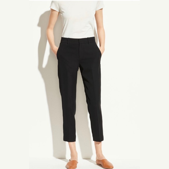 Vince Tapered Trouser black work pants - Picture 1 of 6
